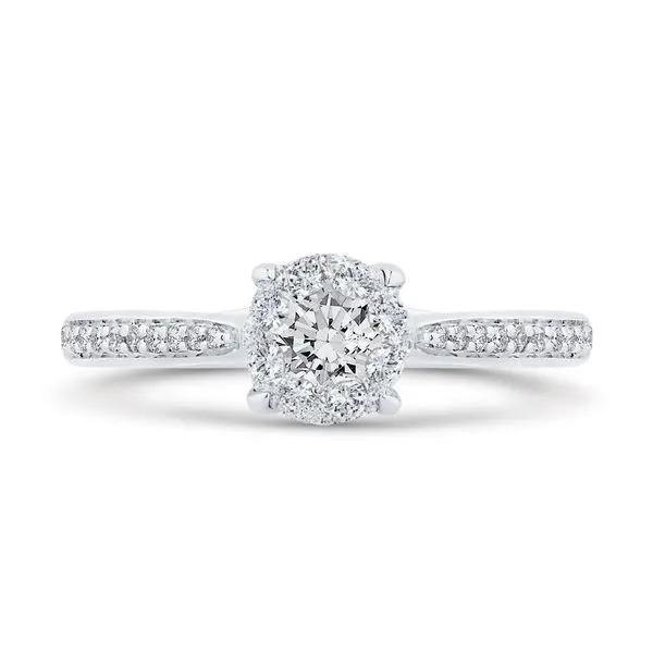 14 Karat White Gold Diamond Engagement Ring- Special Order Only Bluestone Jewelry Tahoe City, CA