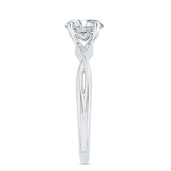 14K White Gold Solitare Diamond Engagement Ring- Special Order Only Image 3 Bluestone Jewelry Tahoe City, CA