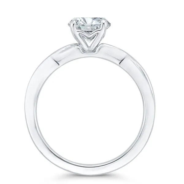 14K White Gold Solitare Diamond Engagement Ring- Special Order Only Image 4 Bluestone Jewelry Tahoe City, CA