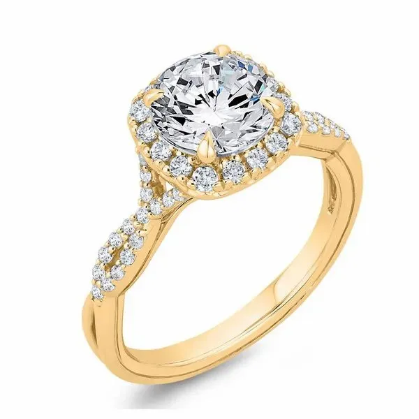 14 Karat Yellow Gold Diamond Engagement Ring- Special Order Only Image 2 Bluestone Jewelry Tahoe City, CA