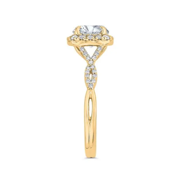 14 Karat Yellow Gold Diamond Engagement Ring- Special Order Only Image 3 Bluestone Jewelry Tahoe City, CA