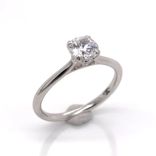 14K White Gold 0.75ct Round Diamond Engagement Ring- Special Order Only Bluestone Jewelry Tahoe City, CA