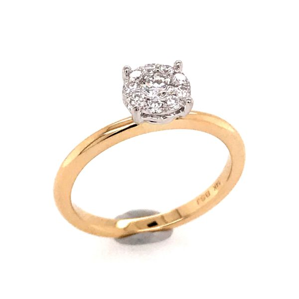 14 Karat Yellow Gold Diamond Engagement Ring Bluestone Jewelry Tahoe City, CA