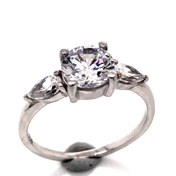 SPECIAL ORDER ONLY: 14K White Gold Engagement Ring with Lab Grown Diamonds- Ring Size 5 Bluestone Jewelry Tahoe City, CA