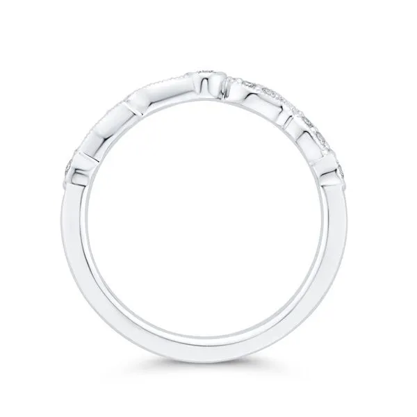 14K White Gold Diamond Wedding Band- Special Order Only Image 4 Bluestone Jewelry Tahoe City, CA
