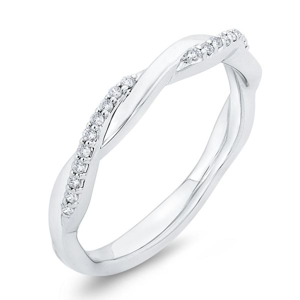 14K White Gold Diamond Wedding Band- Special Order Only Image 2 Bluestone Jewelry Tahoe City, CA