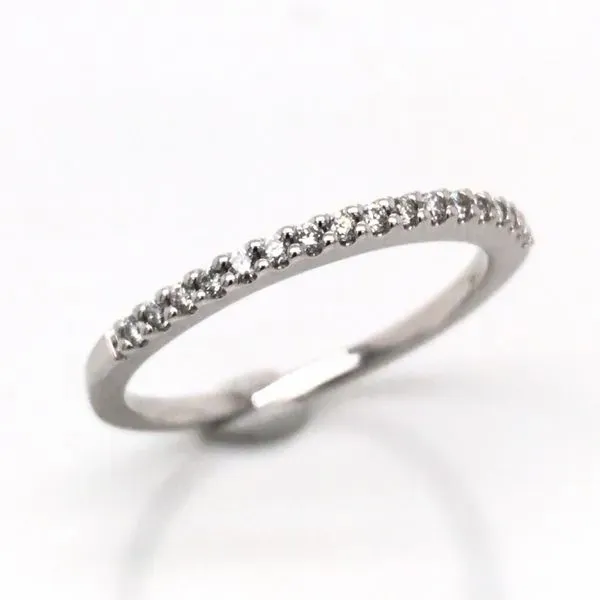 14 Karat White Gold Diamond Wedding Band Bluestone Jewelry Tahoe City, CA