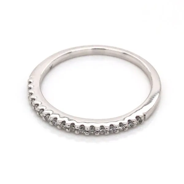 14 Karat White Gold Diamond Wedding Band(0.15cttw) Image 2 Bluestone Jewelry Tahoe City, CA