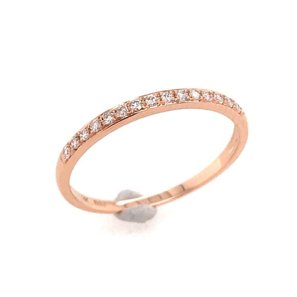 14 Karat Rose Gold Diamond Ring- Size 6.75 Bluestone Jewelry Tahoe City, CA