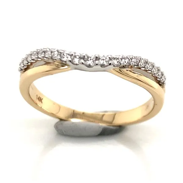 14 Karat Yellow Gold Wedding Band and/or Fashion Ring with 0.17 Carats Image 3 Bluestone Jewelry Tahoe City, CA