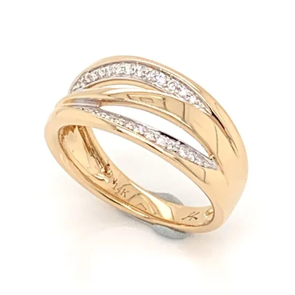 14 Karat Yellow Gold Diamond Fashion Ring Image 2 Bluestone Jewelry Tahoe City, CA