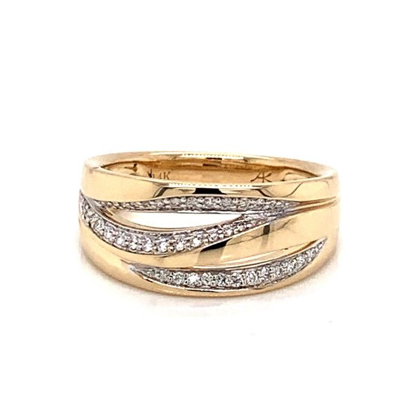 14 Karat Yellow Gold Diamond Fashion Ring Image 3 Bluestone Jewelry Tahoe City, CA