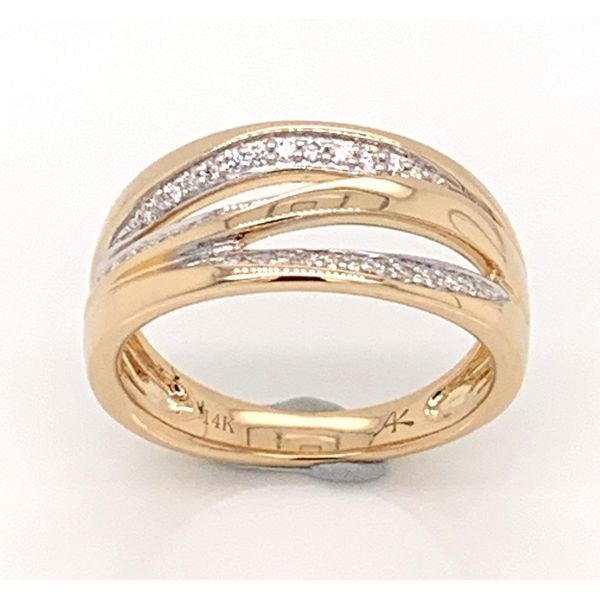 14 Karat Yellow Gold Diamond Fashion Ring Image 4 Bluestone Jewelry Tahoe City, CA