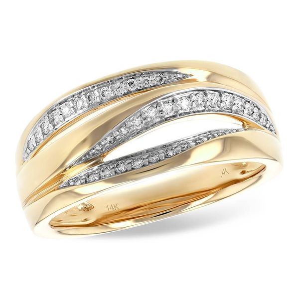14 Karat Yellow Gold Diamond Fashion Ring Bluestone Jewelry Tahoe City, CA