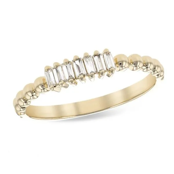 14 Karat Yellow Gold Ring with 7 Baguette Cut Diamonds Bluestone Jewelry Tahoe City, CA