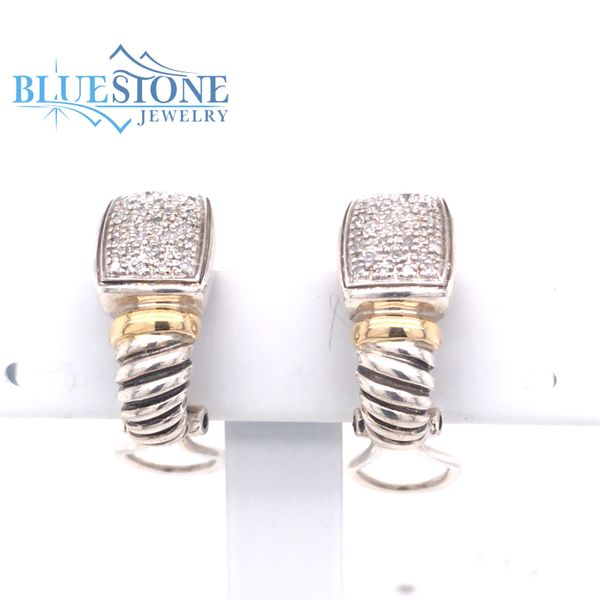 Sterling Silver & Earrings with Diamonds Image 2 Bluestone Jewelry Tahoe City, CA