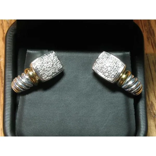 Sterling Silver & Earrings with Diamonds Image 4 Bluestone Jewelry Tahoe City, CA
