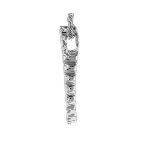 14K White Gold Pendant with 0.50cttw of Diamonds Image 3 Bluestone Jewelry Tahoe City, CA