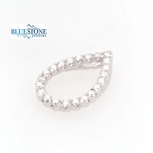 14K White Gold Pendant with 0.50cttw of Diamonds Image 4 Bluestone Jewelry Tahoe City, CA