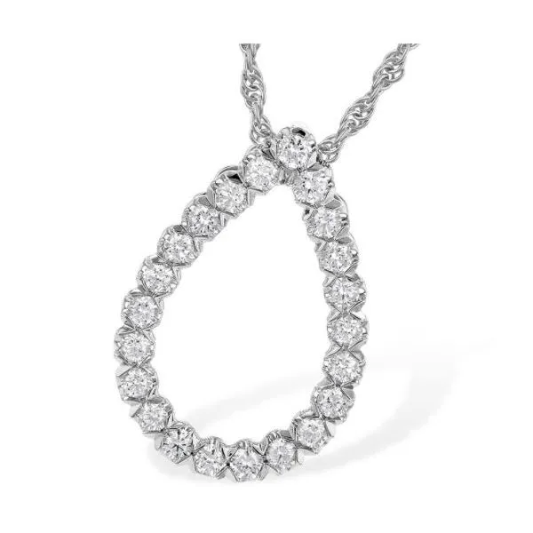 14K White Gold Pendant with 0.50cttw of Diamonds Bluestone Jewelry Tahoe City, CA