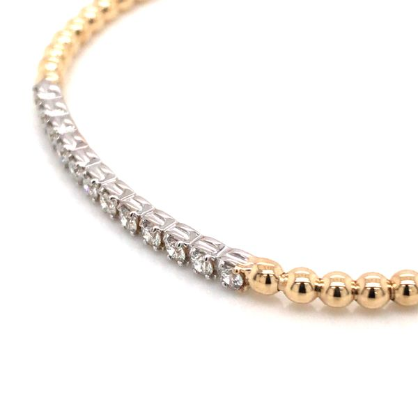 18 Karat Yellow Gold Stretchable Diamond Bracelet(6.1 inches) Image 2 Bluestone Jewelry Tahoe City, CA