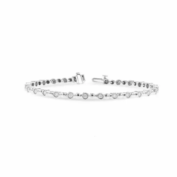 14 Karat White Gold Diamond Bracelet(7.25 inches) Bluestone Jewelry Tahoe City, CA