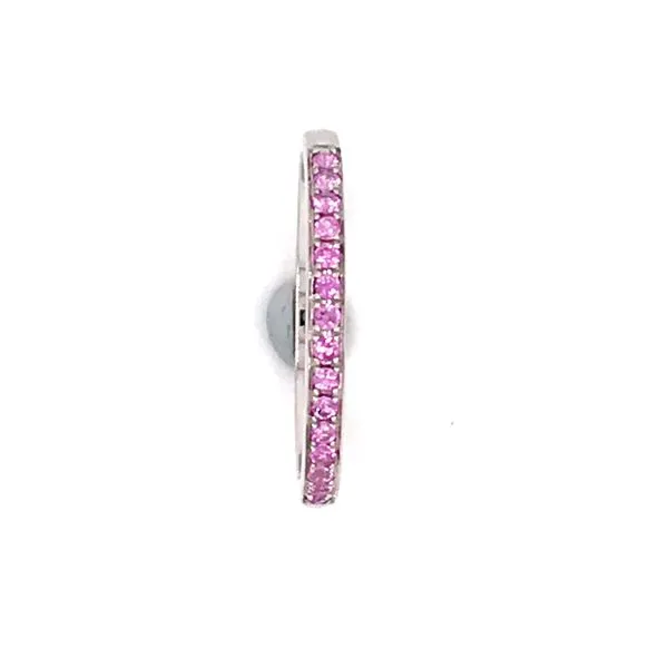 14k White Gold Pink Sapphire Ring Image 3 Bluestone Jewelry Tahoe City, CA