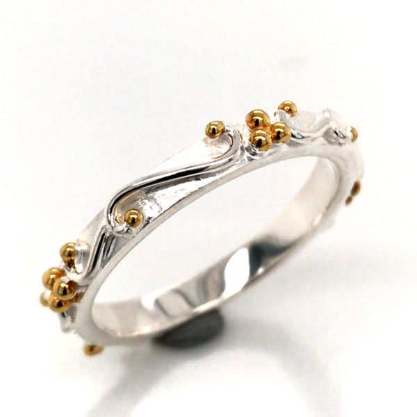 Silver & 22kt Yellow Gold Ring- Size 7 Bluestone Jewelry Tahoe City, CA