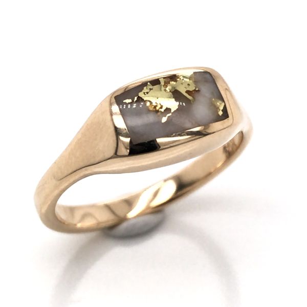 14K Yellow Gold Ring w/ Gold Quartz (size 6.25) Bluestone Jewelry Tahoe City, CA