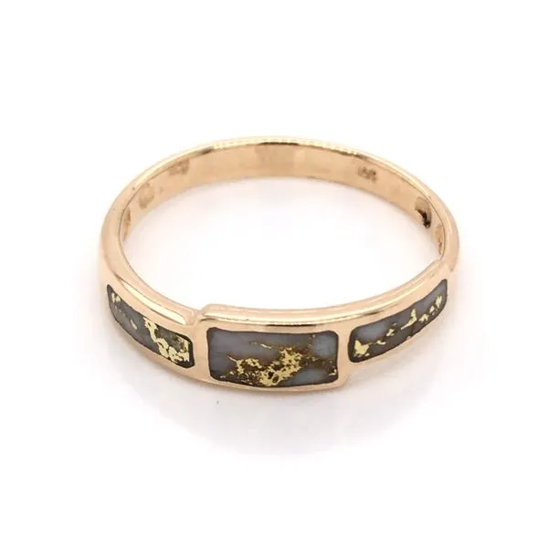 14K Yellow Gold Ring w/ Gold Quartz (size 7.25) Image 2 Bluestone Jewelry Tahoe City, CA