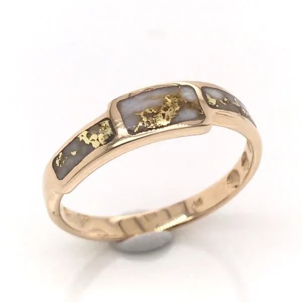 14K Yellow Gold Ring w/ Gold Quartz (size 7.25) Bluestone Jewelry Tahoe City, CA