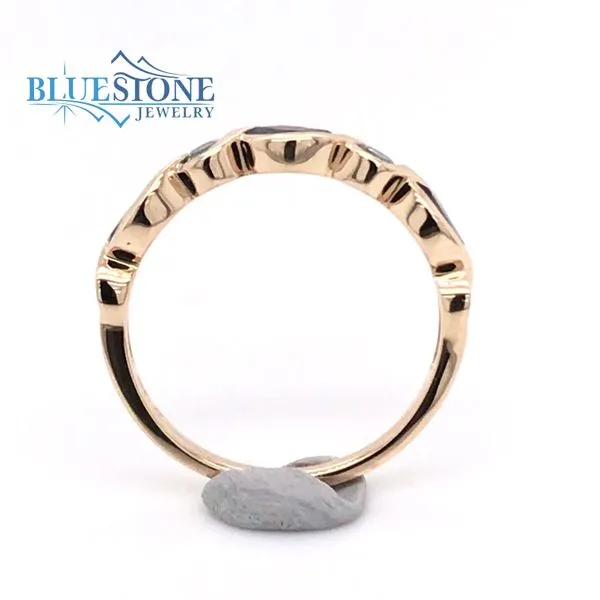14kt Yellow Gold Topaz Band Image 3 Bluestone Jewelry Tahoe City, CA