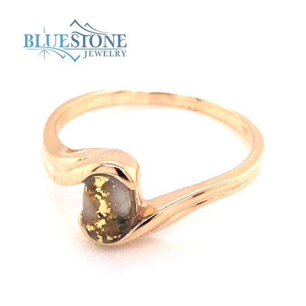 14K Yellow Gold Ring w/ Gold Quartz Image 3 Bluestone Jewelry Tahoe City, CA