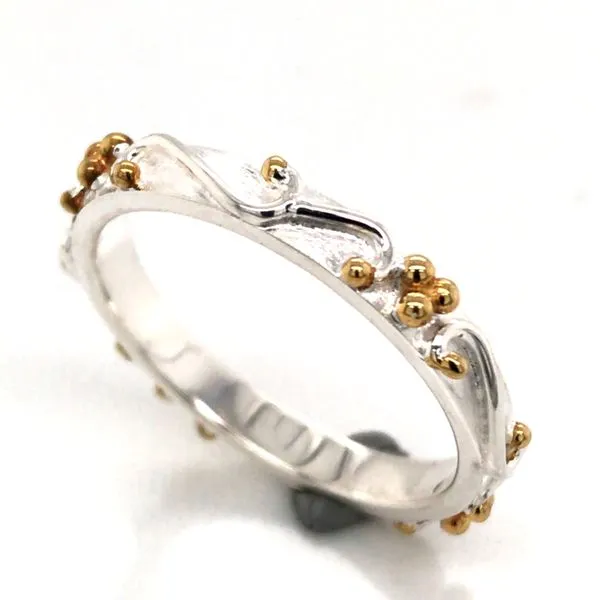 Silver & Gold Ring- Size 8 Image 2 Bluestone Jewelry Tahoe City, CA