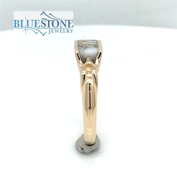 14K Yellow Gold Ring w/ Gold Quartz (size 7.25) Image 3 Bluestone Jewelry Tahoe City, CA
