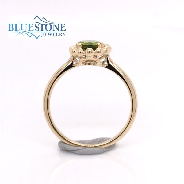14k Yellow Gold Ring with Peridot- size 7 Image 4 Bluestone Jewelry Tahoe City, CA