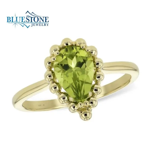 14k Yellow Gold Ring with Peridot- size 7 Bluestone Jewelry Tahoe City, CA