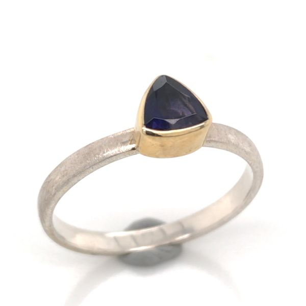 Two-Tone Sterling Silver with 22 Karat Yellow Gold Vermeil Fashion Rin Bluestone Jewelry Tahoe City, CA