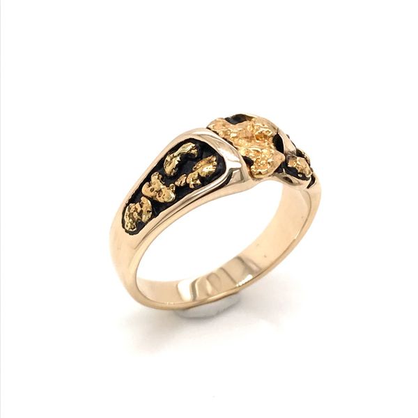 14 Karat Yellow Gold Ring with Gold Nuggets Image 3 Bluestone Jewelry Tahoe City, CA