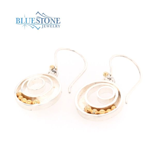 Silver & Gold Earrings with Pearls Bluestone Jewelry Tahoe City, CA