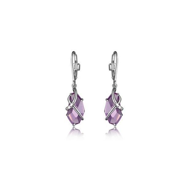 Sterling Silver Amethyst Earrings Image 2 Bluestone Jewelry Tahoe City, CA