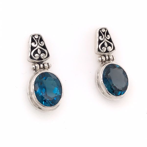 Sterling Silver London Blue Topaz Earrings Bluestone Jewelry Tahoe City, CA
