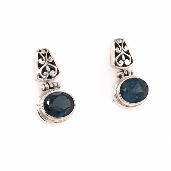 Silver London Blue Topazs Earrings Bluestone Jewelry Tahoe City, CA