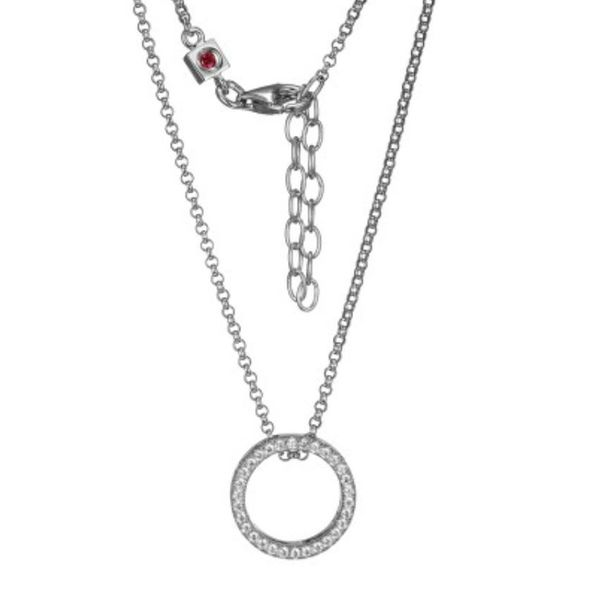 Sterling Silver Cubic Zirconia Necklace with Ruby Bluestone Jewelry Tahoe City, CA
