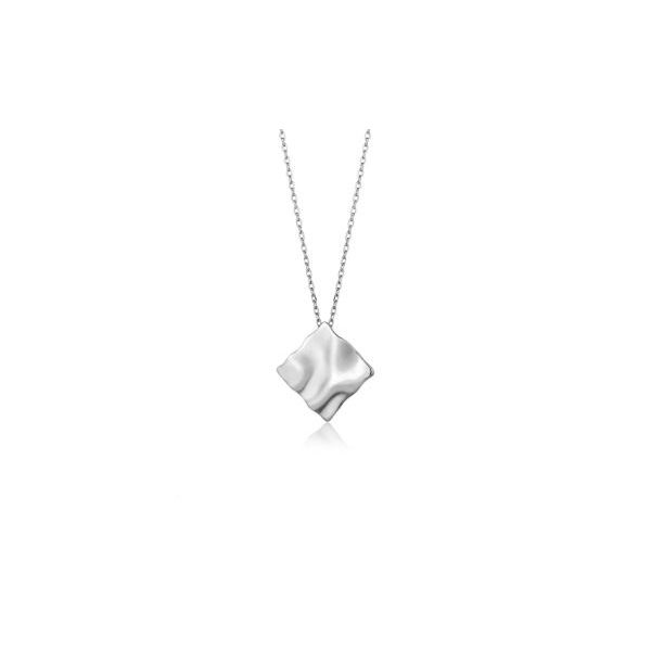 Sterling Silver Rhodium Diamond Shaped Necklace Bluestone Jewelry Tahoe City, CA