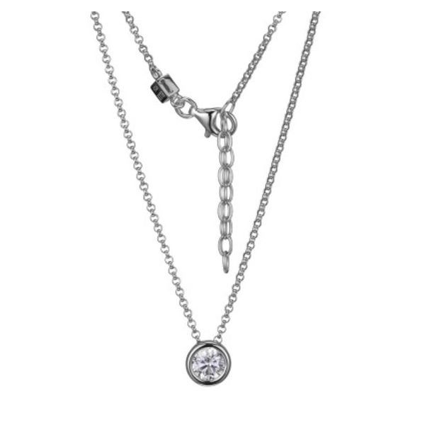 Sterling Silver Cubic Zirconia Necklace with Ruby Bluestone Jewelry Tahoe City, CA