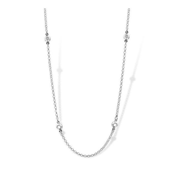 NECKLACE DELICIA 925 SILVER WITH SWAROVSKI CRYSTALS (OPTIONAL) 16