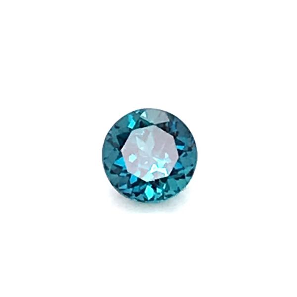 1.70 Carat Round Blue Tourmaline Loose Gemstone Image 2 Bluestone Jewelry Tahoe City, CA