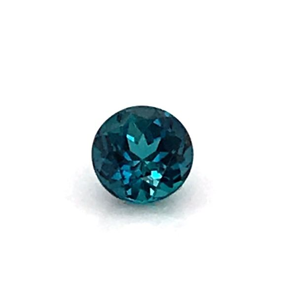 1.70 Carat Round Blue Tourmaline Loose Gemstone Bluestone Jewelry Tahoe City, CA