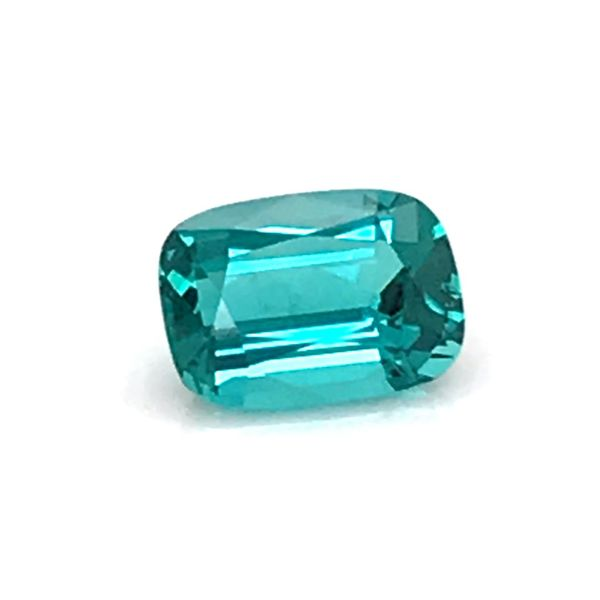 3.14 Carat Rectangle Cushion Cut Blue Green Tourmaline Loose Gemstone Bluestone Jewelry Tahoe City, CA